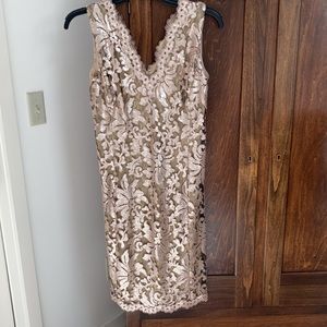 NEW WITH TAGS! Wedding, Cocktail Party New Tadashi Shoji shimmery sequined dress